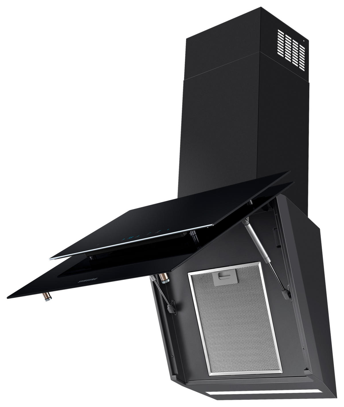 DUNSTABZUGSHAUBE NK24N9804VB/UR  - Schwarz Hochglanz, Basics, Glas/Kunststoff (59,8/148,6/38,6cm) - Samsung