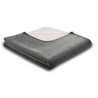 ODEJA 150/200 cm antracit  - antracit, Konvencionalno, umetna masa (150/200cm)