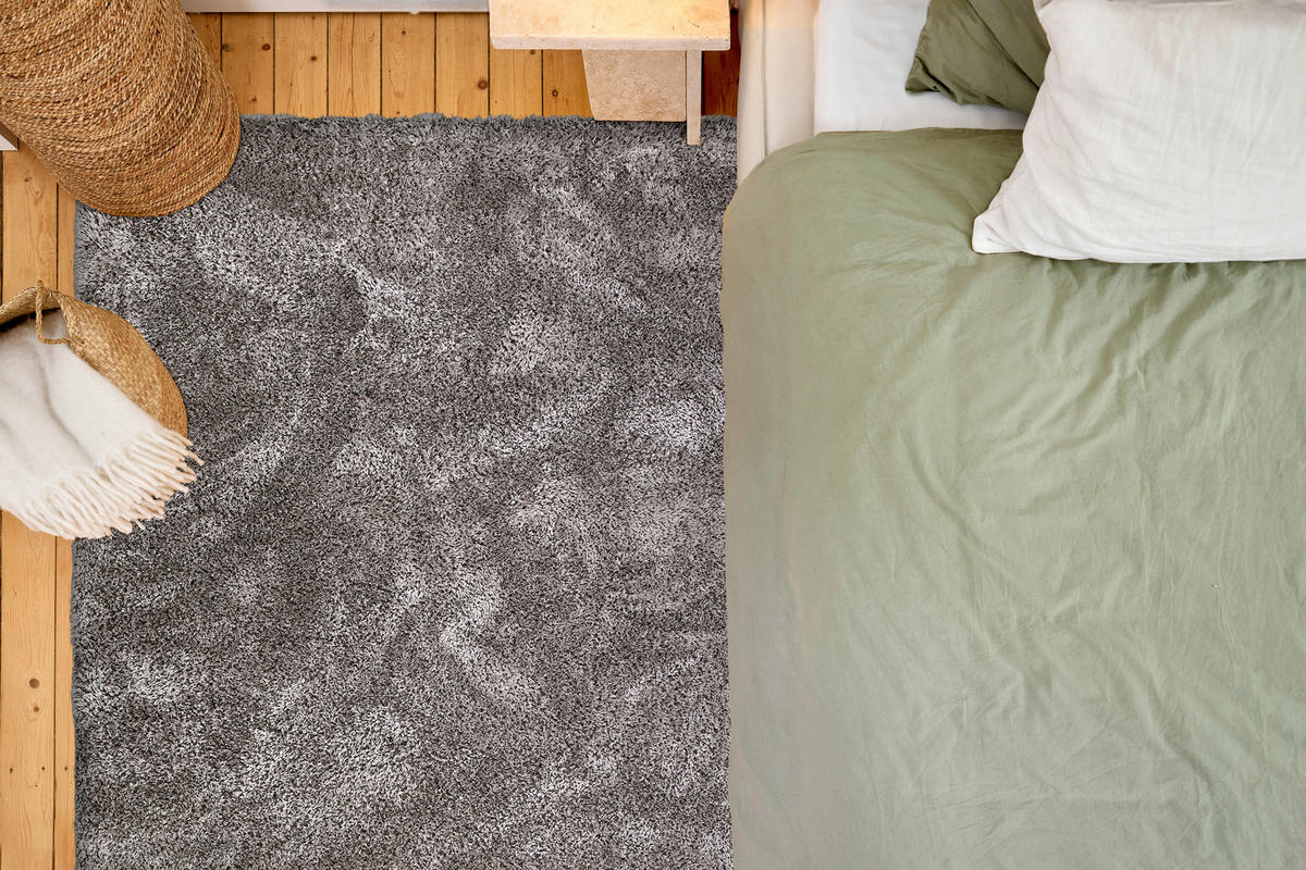 WEBTEPPICH 120/180 cm Paulie Silberfarben rechteckig  - Silberfarben, Basics, Textil (120/180cm) - Astra