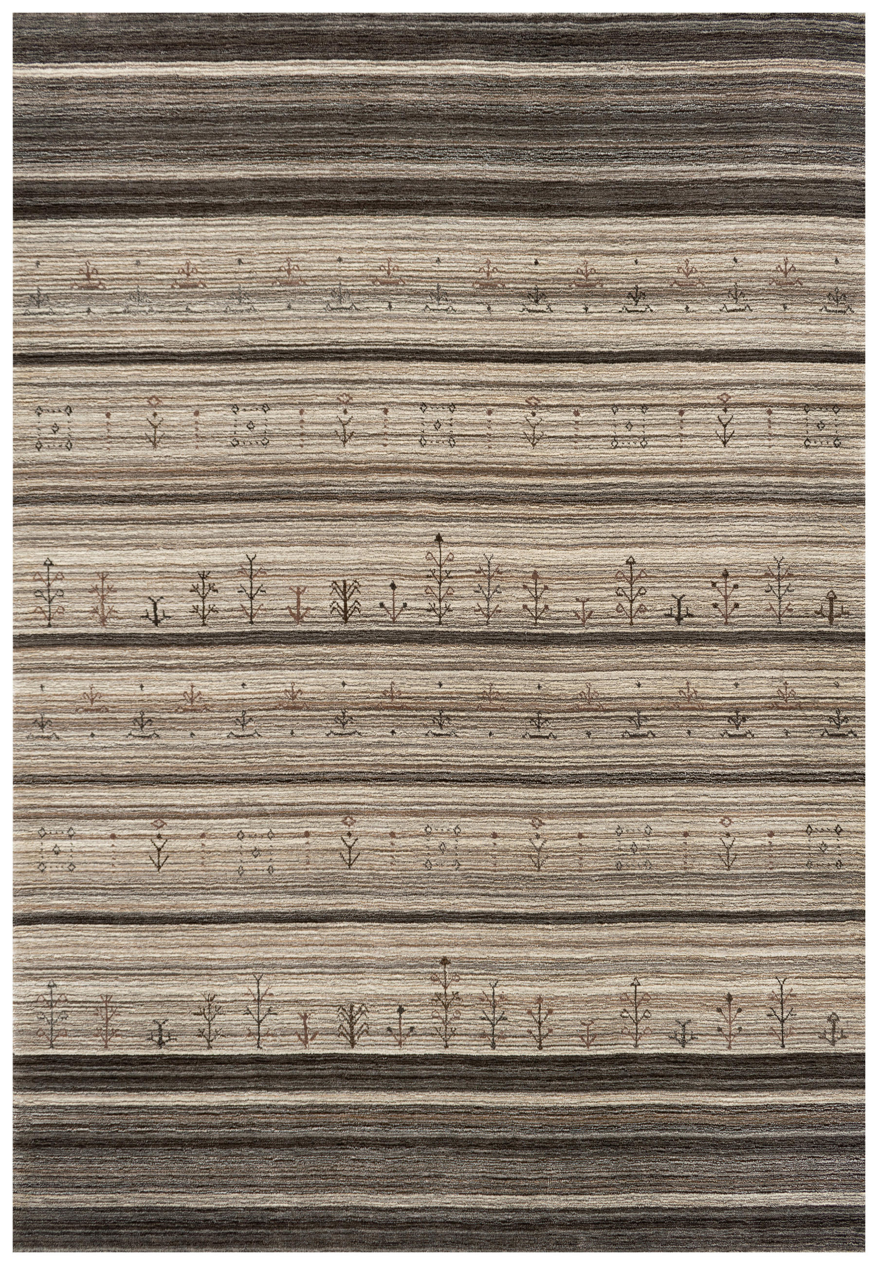 ORIENTTEPPICH 80/250 cm Savannah Royale Braun, Grau  - Braun/Grau, LIFESTYLE, Textil (80/250cm) - Cazaris