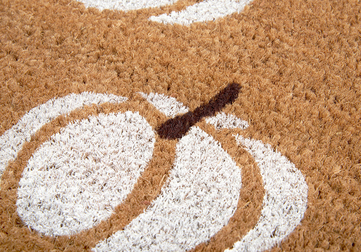 KOKOSMATTE  45/75 cm  Weiß, Hellbraun  - Hellbraun/Weiß, Basics, Naturmaterialien/Kunststoff (45/75cm) - Hanse Home