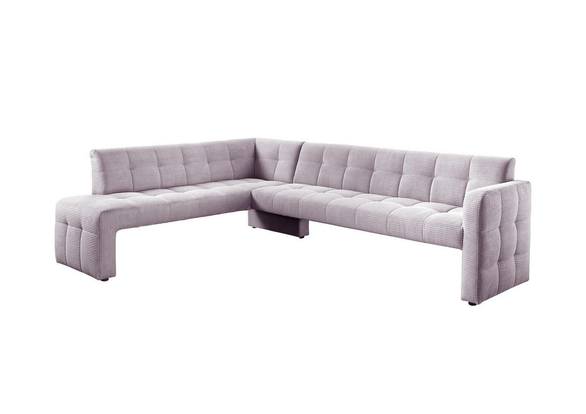 ECKBANK 265/197 cm  in Lila  - Lila/Schwarz, MODERN, Holz/Holzwerkstoff (265/197cm) - Livetastic