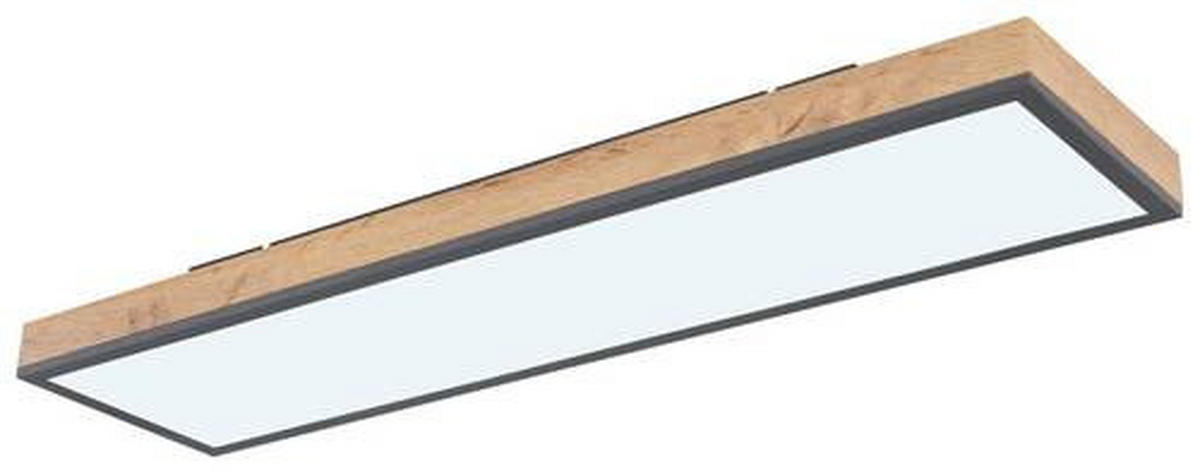 STROPNA LED-SVETILKA  DORO 24 W//2700-6000 K/230 V/ - barve grafita/opal, Basics, kovina/umetna masa (80/20cm) - Globo