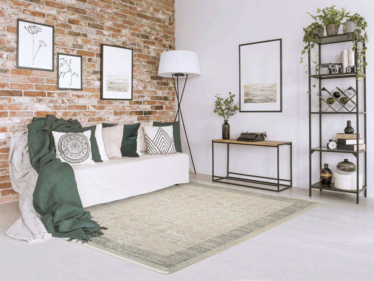 WEBTEPPICH 160/230 cm Ascona Beige, Grau  - Beige/Grau, LIFESTYLE, Textil (160/230cm) - Dieter Knoll