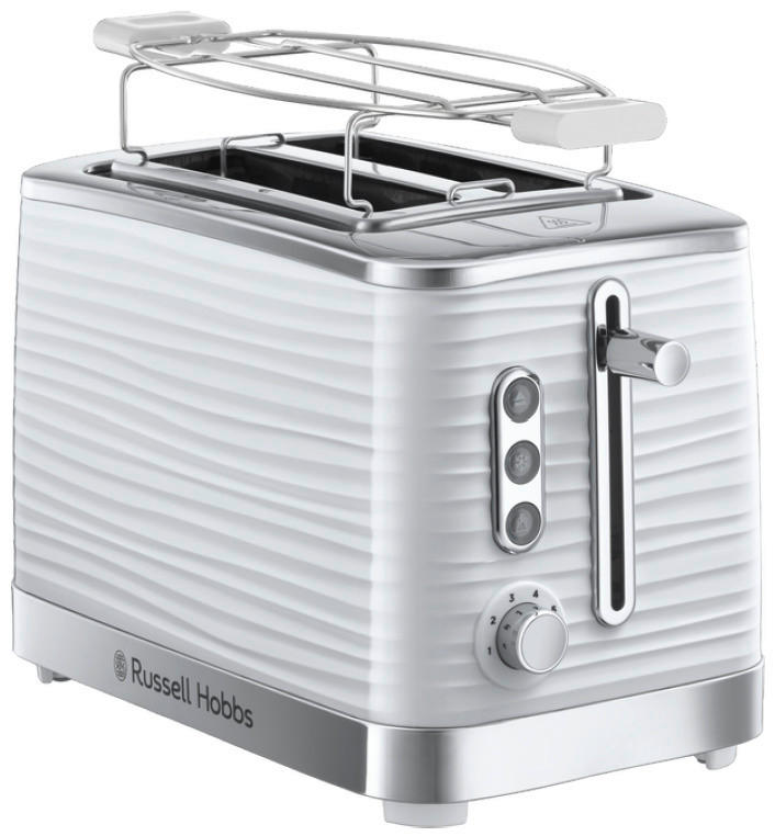 TOASTER Inspire White 24370-56  - Weiß, Basics, Kunststoff/Metall (16,5/23,0/30,5cm) - Russel Hobbs