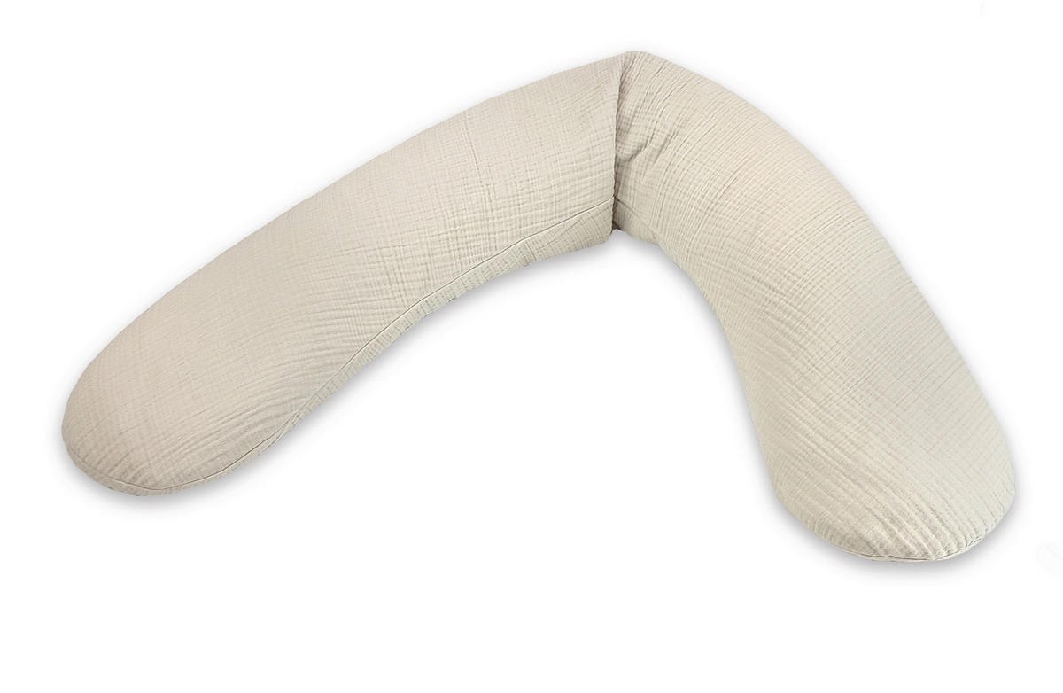 STILLKISSENBEZUG  190/40 cm  - Creme, Basics, Textil (190/40cm) - Theraline