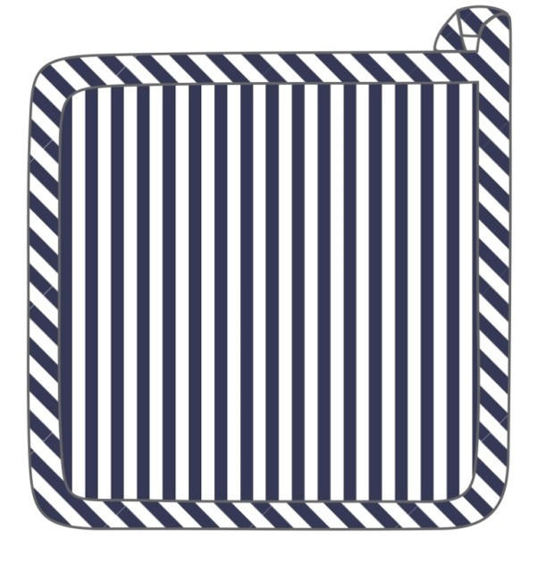 KRPA ZA VRUĆE POSUĐE plava , tekstil  SANSIBAR  - plava, tekstil (20/20cm) - Esposa