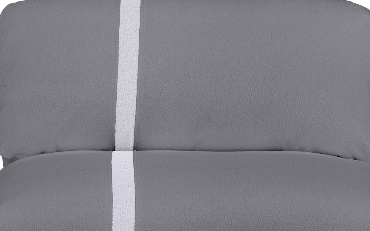 SCHLAFSESSEL  in Webstoff Dunkelgrau  - Dunkelgrau/Hellgrau, Design, Textil (78/58/82cm) - Livetastic