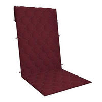PODLOŽKA NA ŽIDLI, 54/143/0,5 cm - bordeaux, Basics, textil (54/143/0,5cm) - Ambia Garden