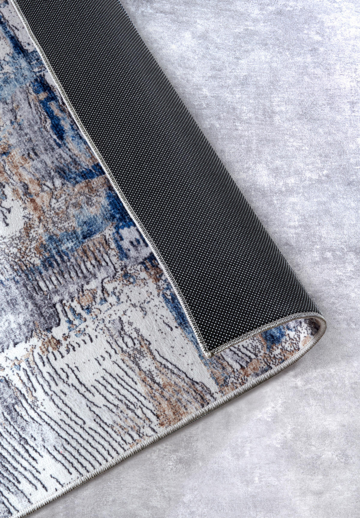 FLACHWEBETEPPICH 80/150 cm Imagination Beige, Dunkelblau  - Beige/Dunkelblau, Design, Kunststoff (80/150cm) - Hanse Home