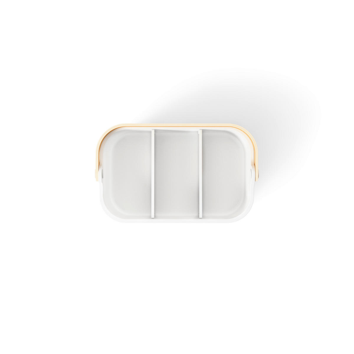 ORGANIZATOR         17/12/28 cm            - bela/naravne barve, Basics, umetna masa/les (17/12/28cm) - Umbra