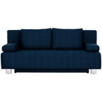SCHLAFSOFA  in Blau  - Chromfarben/Blau, Design, Textil/Metall (197/88/89cm) - Xora