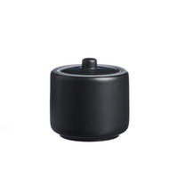 ZUCKERDOSE JASPER Keramik  - Schwarz/Grau, Basics, Keramik (9/9/8cm) - Ritzenhoff Breker