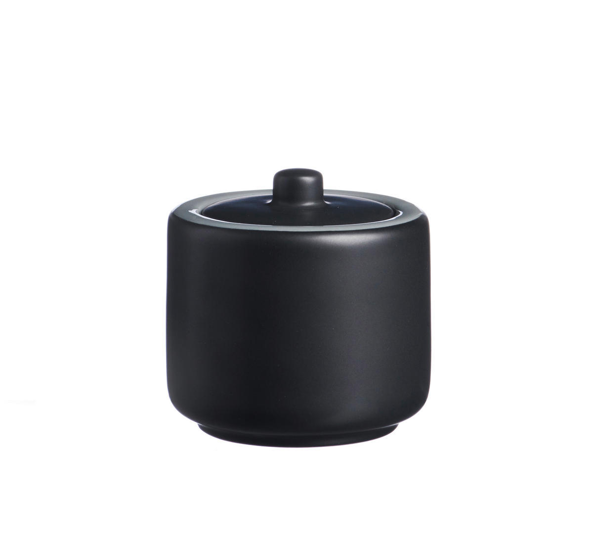 ZUCKERDOSE JASPER Keramik  - Schwarz/Grau, Basics, Keramik (9/9/8cm) - Ritzenhoff Breker