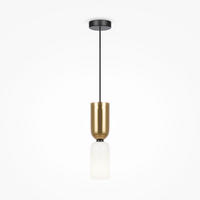 PENDELLEUCHTE 8/44,5 cm    - Goldfarben/Schwarz, Modern, Glas/Metall (8/44,5cm) - MAYTONI