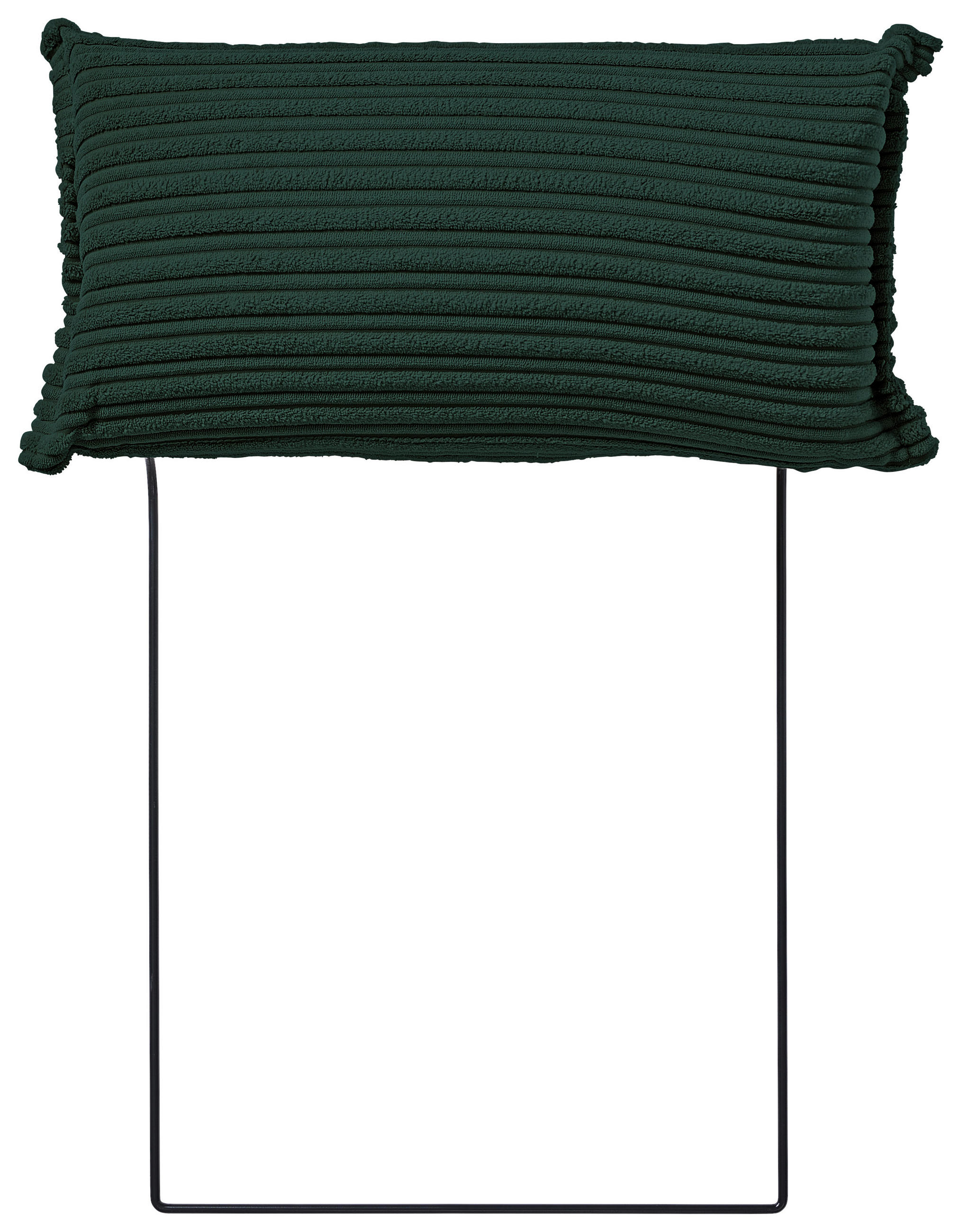 KOPFSTÜTZE in Cord  - Dunkelgrün, KONVENTIONELL, Textil (50/25/15cm) - Carryhome