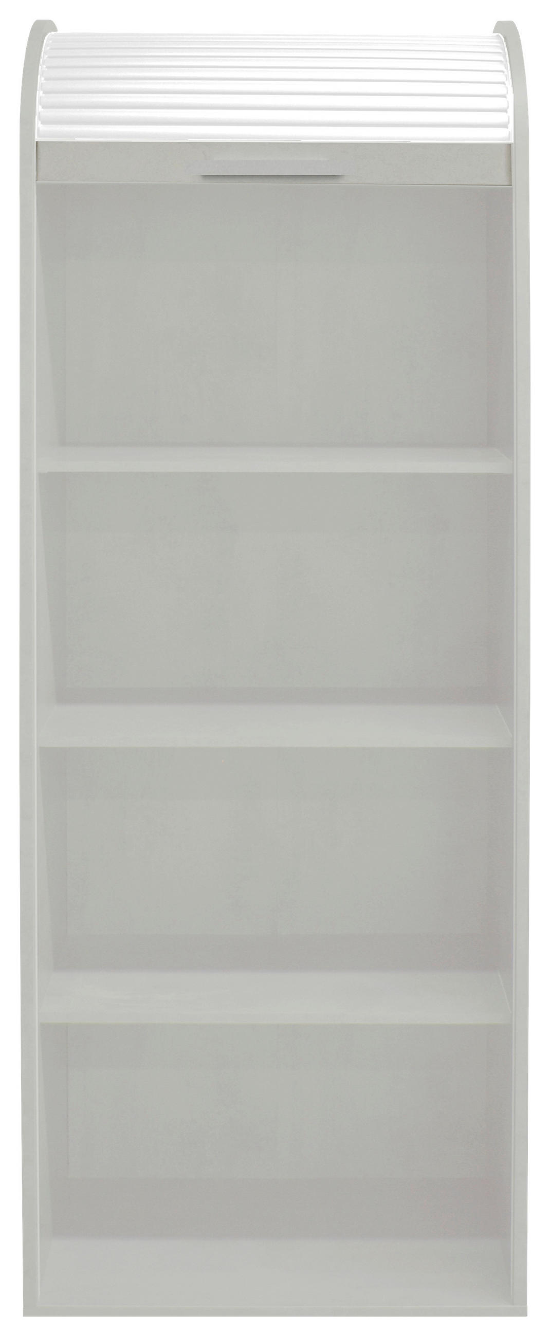 AKTENSCHRANK Weiß, Hellgrau  - Hellgrau/Weiß, MODERN, Holzwerkstoff/Kunststoff (69/192/44cm) - Livetastic