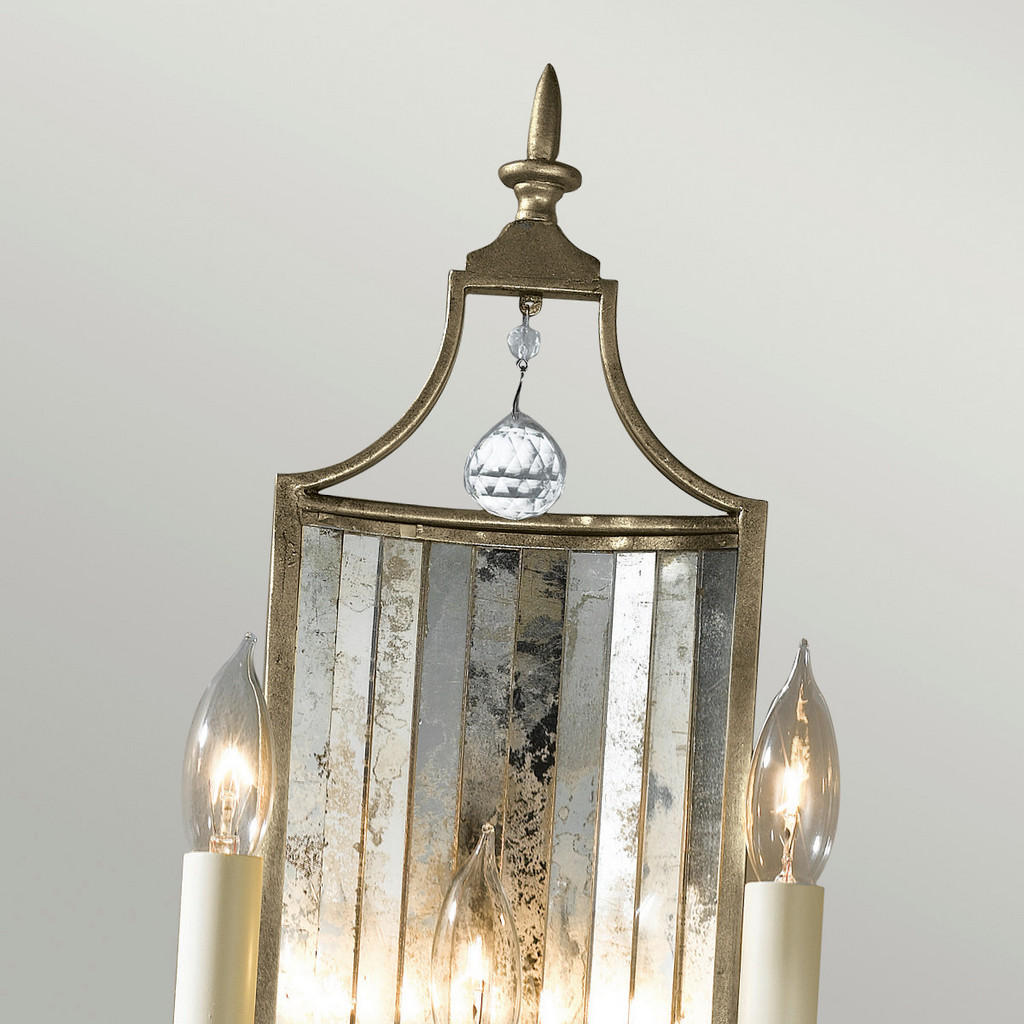 Thumbnail - Elstead Lighting Wandleuchte Elstead Gianna, Silber, Metall, 11.4x69.2x27 cm, Grüner Punkt, RoHS, Lampen & Leuchten, Inn...