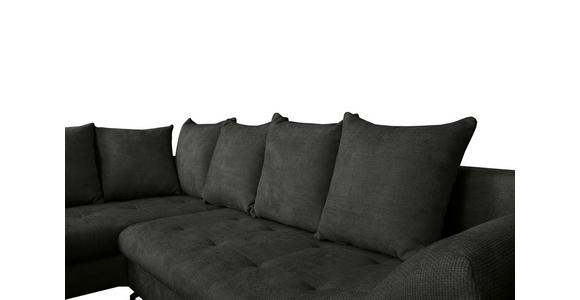 CloseUp von Carryhome ECKSOFA Schwarz Struktur.