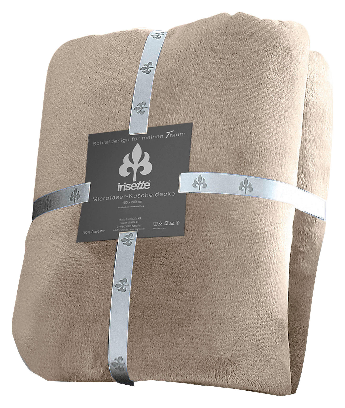 KUSCHELDECKE 150/200 cm  - Mokka, KONVENTIONELL, Textil (150/200cm) - Irisette