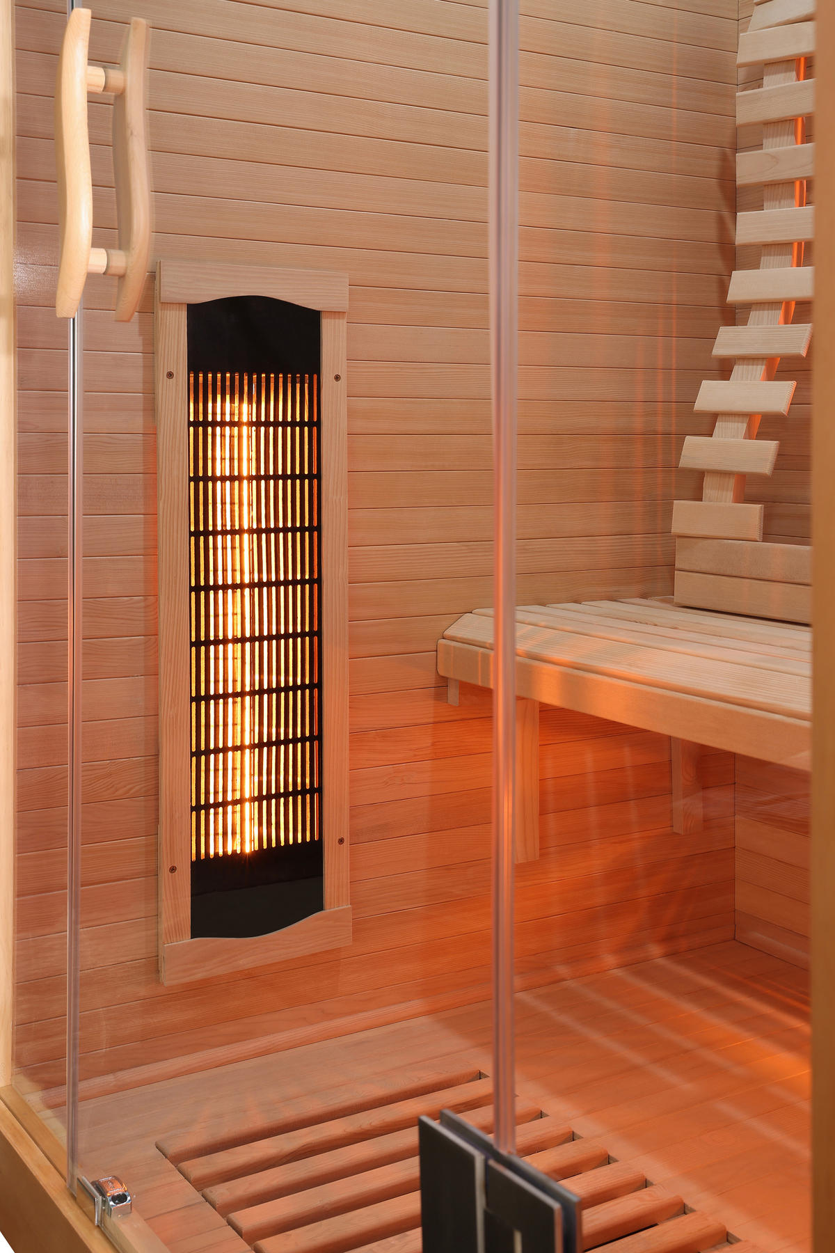 INFRAROTKABINE MALMÖ HEMLOCK für 2 Personen Malmö Hemlock  - Naturfarben, Basics, Holz (120/190/105cm)