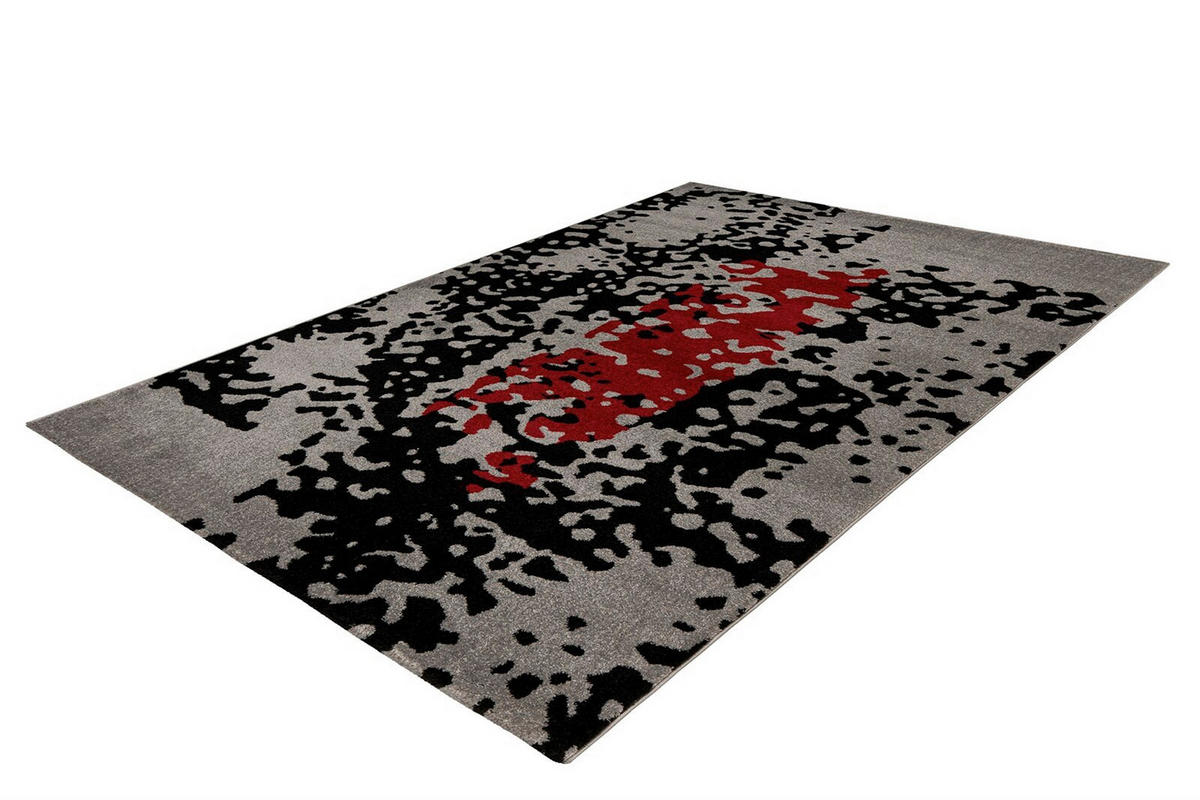 TEPPICH 200/290 cm Rot, Schwarz  - Rot/Schwarz, KONVENTIONELL, Textil (200/290cm)