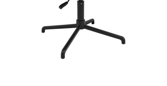 ARMLEHNSTUHL in Aluminium Echtleder pigmentiert - Cognac/Schwarz, MODERN, Leder/Metall (61/86-93/66cm) - Novel