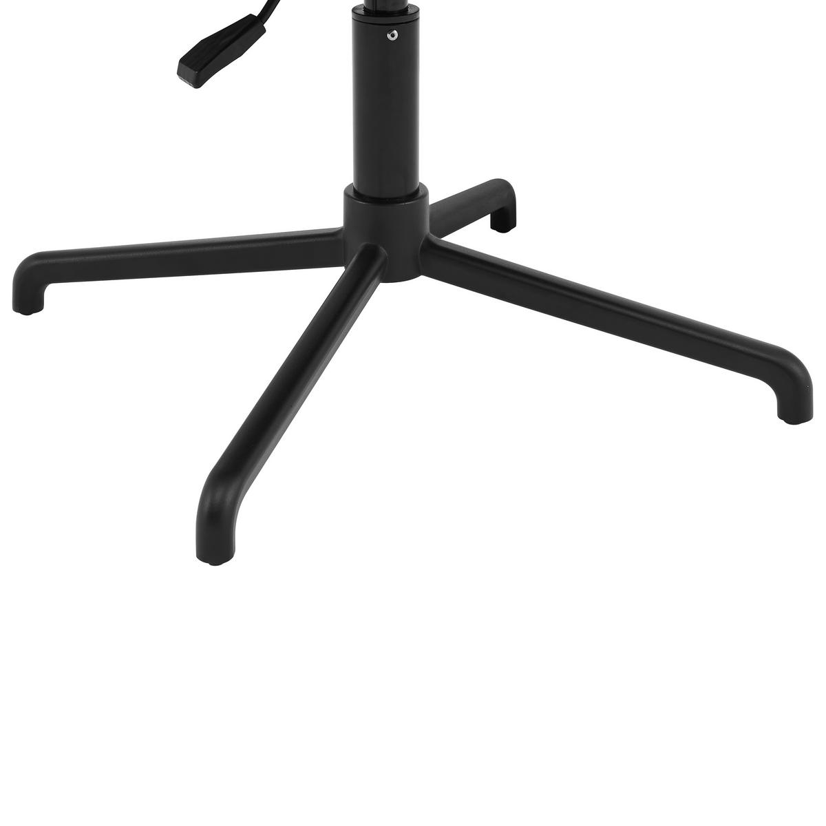 ARMLEHNSTUHL  in Aluminium Echtleder pigmentiert  - Cognac/Schwarz, MODERN, Leder/Metall (61/86-93/66cm) - Novel
