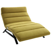 RELAXLIEGE Cord Hellgrün  - Schwarz/Hellgrün, Design, Textil/Metall (120/54-113/158-198cm) - Pure Home Lifestyle