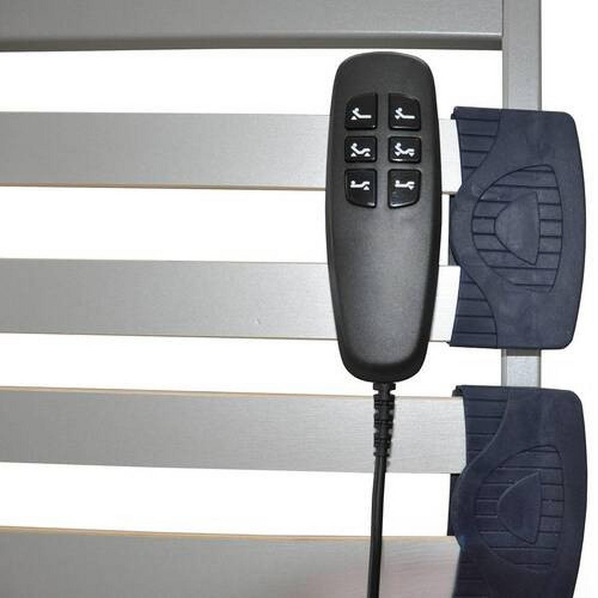 ELEKTRICKÝ POLOHOVATEĽNÝ ROŠT,  (pre rám) 90/200 cm - svetlosivá, Basics, drevo (90/200cm) - Dieter Knoll