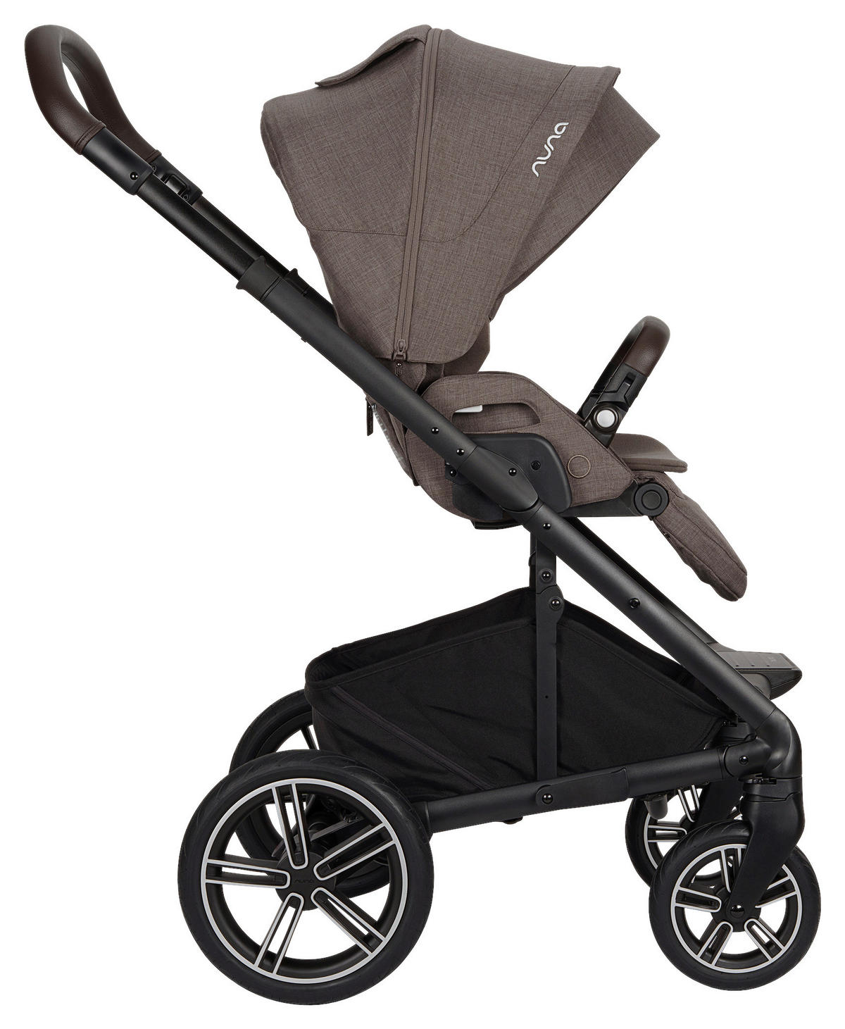 KINDERWAGENSET Mixx Next  - Graubraun, Basics, Kunststoff (60/110/82cm) - Nuna