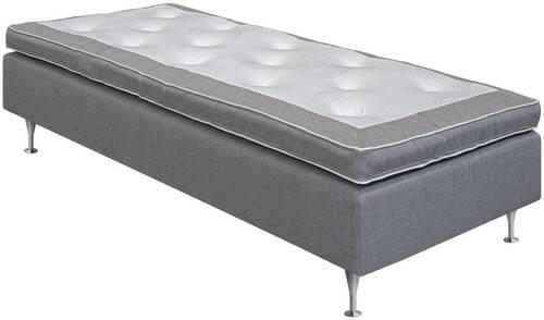 RAMSÄNG 120/200 cm  i grå  - aluminiumfärgad/grå, Klassisk, metall/trä (120/200cm) - Best Price