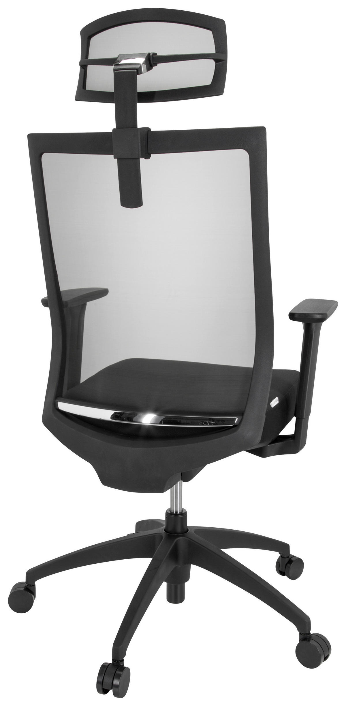 DREHSTUHL  in Schwarz  - Schwarz, Basics, Kunststoff/Textil (63/111-121/55cm) - MID.YOU