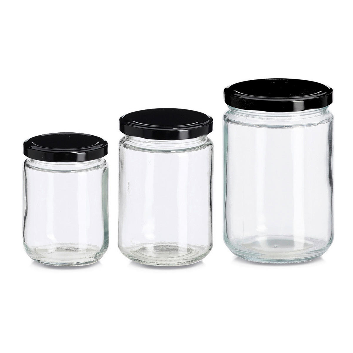 VORRATSGLAS 0,35 l  - Transparent, Design, Glas (7,5/7,5/11cm)
