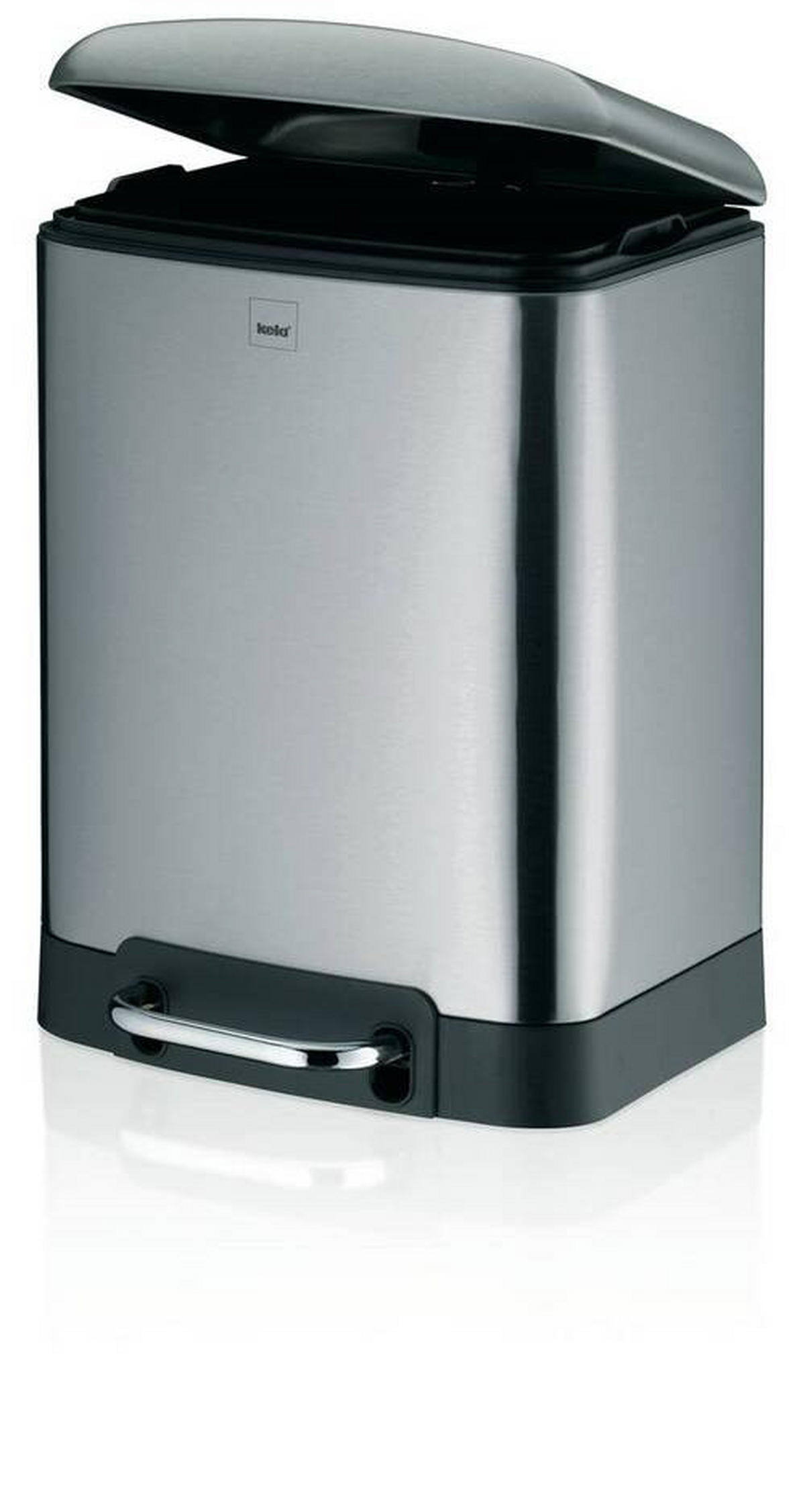 KOSMETIKEIMER 6 l  Metall  - Silberfarben, Basics, Metall (22,5/20,5/32,5cm) - Kela