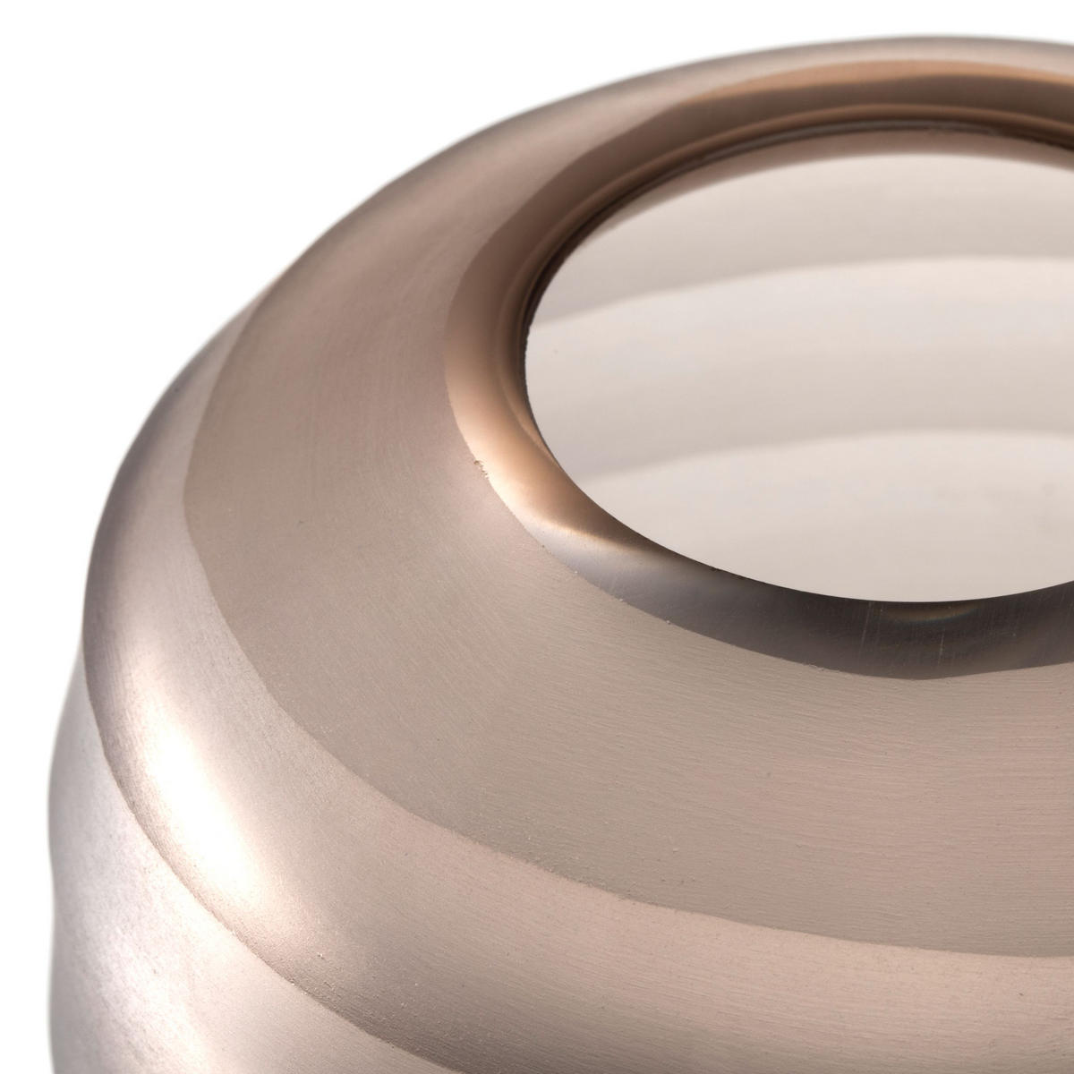 VASE  - Beige, KONVENTIONELL, Glas (10,00/15,50/10,0cm) - Leonardo