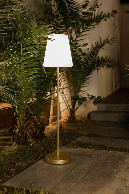 VENKOVNÍ LED SVÍTIDLO  - bronzová, Design, kov/plast (28/119/28cm) - New Garden