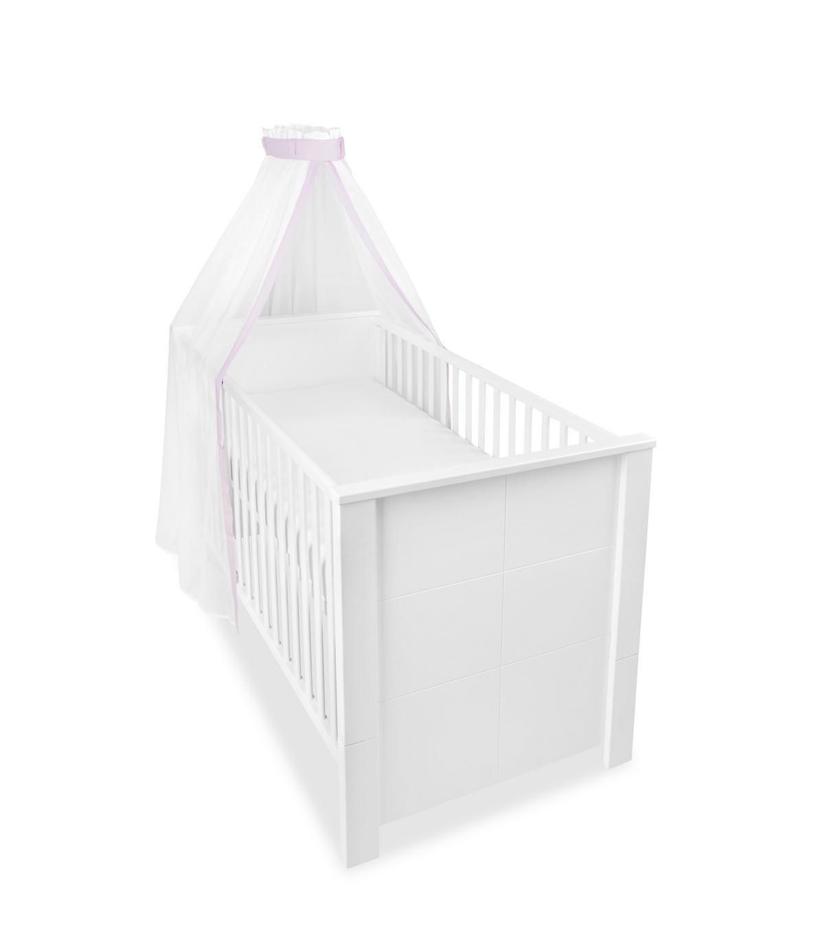 SÄNGHIMMEL   - vit/rosa, Basics, textil (160/260cm) - My Baby Lou