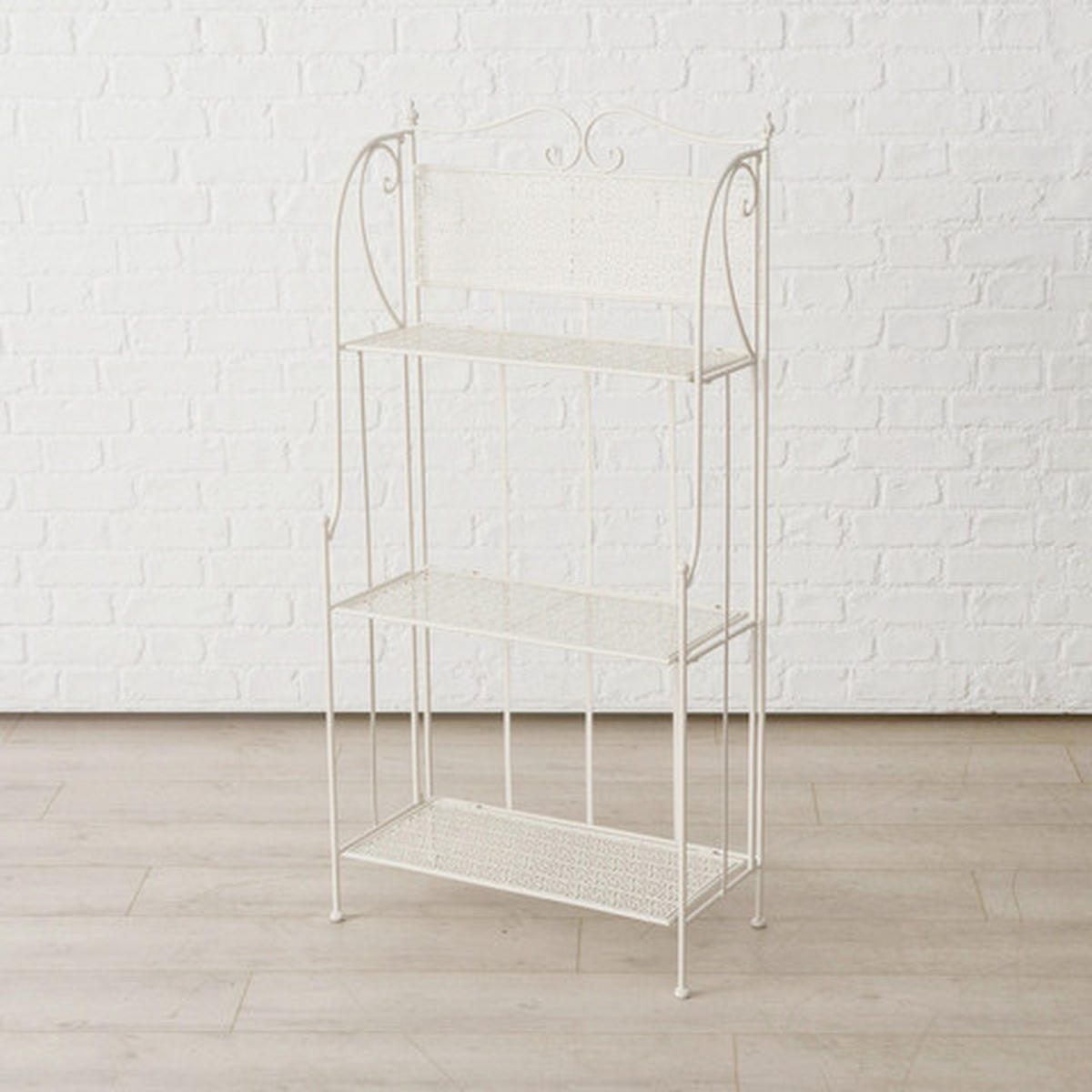 POLC fehér  - fehér, Basics, fém (59,6/29,2/120cm)