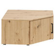 AUFSATZSCHRANK 101/35/79 cm  - Schwarz/Eiche Artisan, MODERN, Holzwerkstoff/Kunststoff (101/35/79cm) - Carryhome