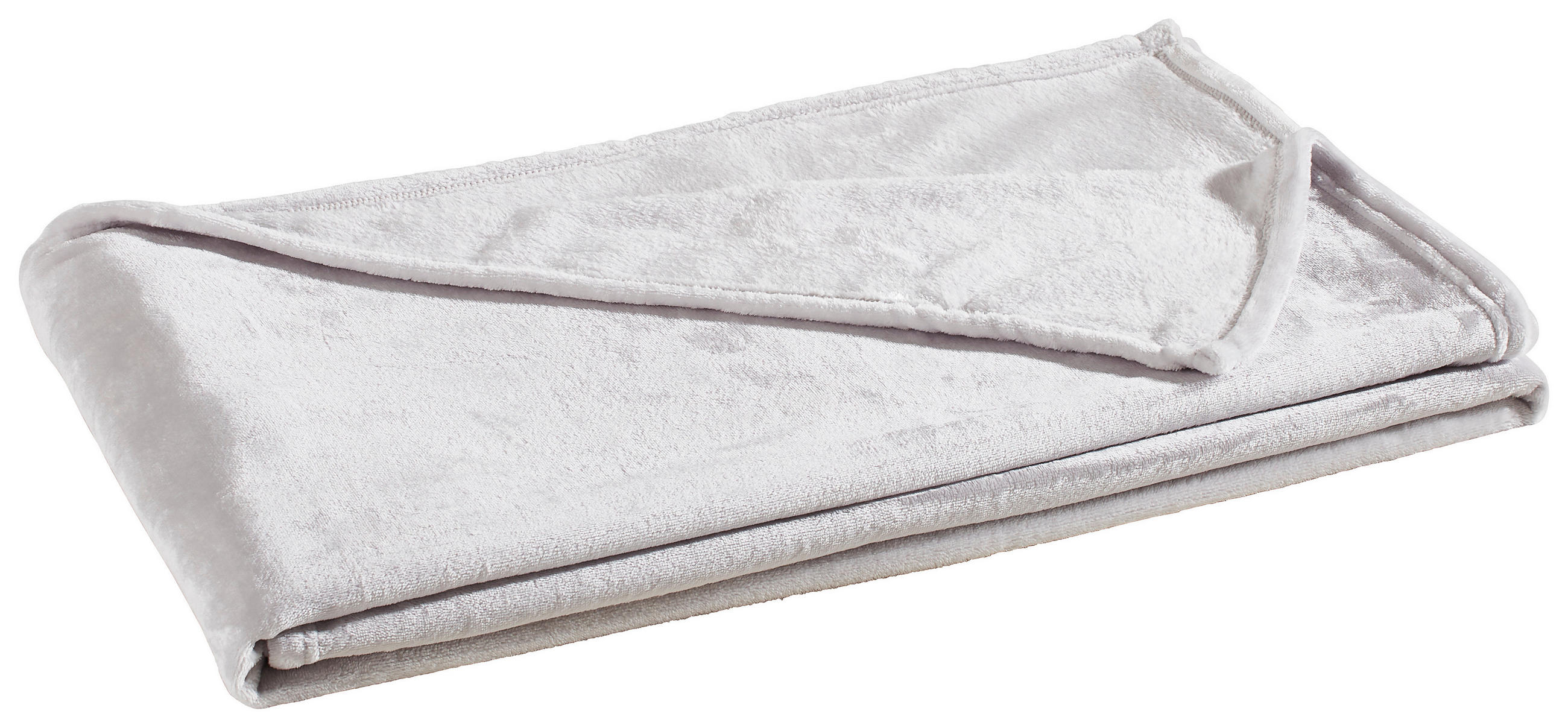 WOHNDECKE LUNA 140/190 cm  - Silberfarben, KONVENTIONELL, Textil (140/190cm) - Novel