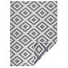 OUTDOORTEPPICH 80/150 cm Twin Creme, Grau  - Creme/Grau, Basics, Kunststoff (80/150cm) - Novel