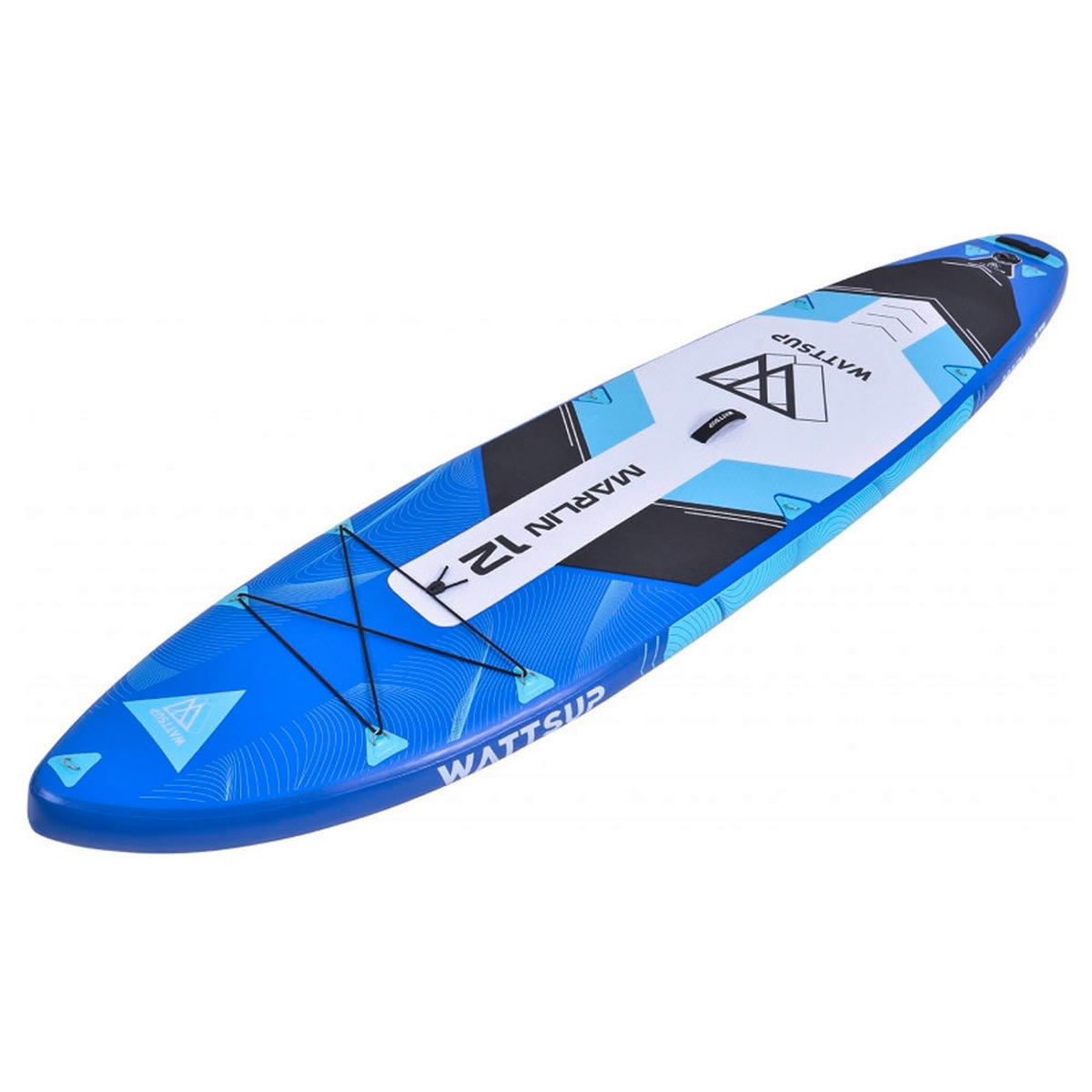 STAND-UP PADDLE BOARD WATTSUP MARLIN 12  - Blau/Schwarz, Basics, Kunststoff (365/15/81cm)