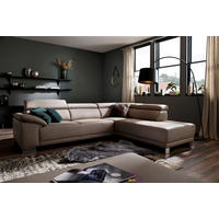 SEDEŽNA GARNITURA, pravo usnje svetlo rjava  - svetlo rjava, Design, usnje (290/205cm) - Pure Home Lifestyle