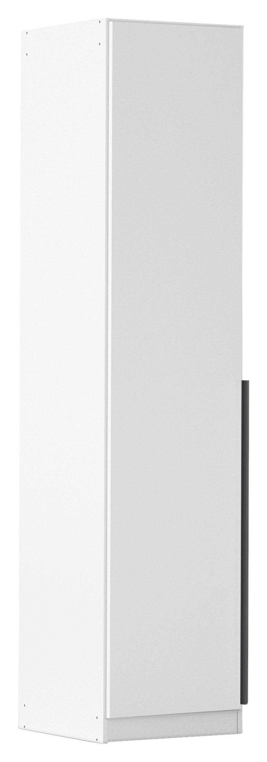 DREHTÜRENSCHRANK  in Weiß  - Weiß/Grau, MODERN, Holzwerkstoff (47/229/54cm) - Rauch Möbel