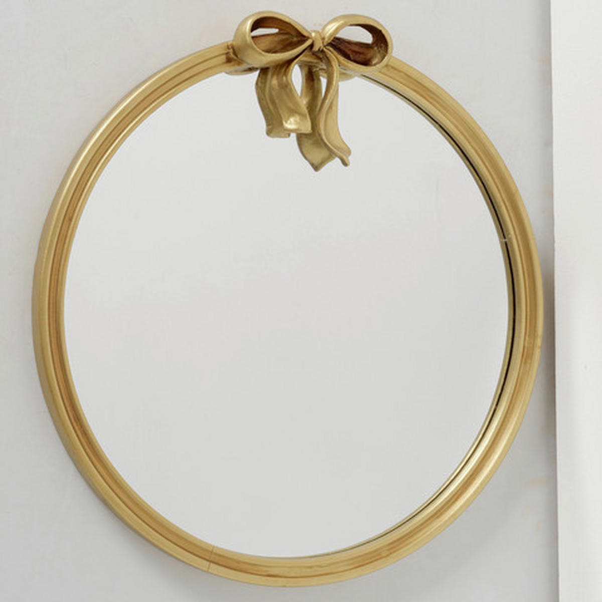 WANDSPIEGEL Goldfarben  - Goldfarben, Basics, Glas/Kunststoff (3/51/53cm) - Boltze Home