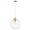 HÄNGELEUCHTE 30/155 cm  - Goldfarben, KONVENTIONELL, Glas (30/155cm)