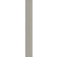 AKUSTIKPANEEL Echtholz 250/30 Echtholz Eiche weiß acous Comfort  - Weiß, KONVENTIONELL, Holz/Kunststoff (250/30/1.1cm) - Novel