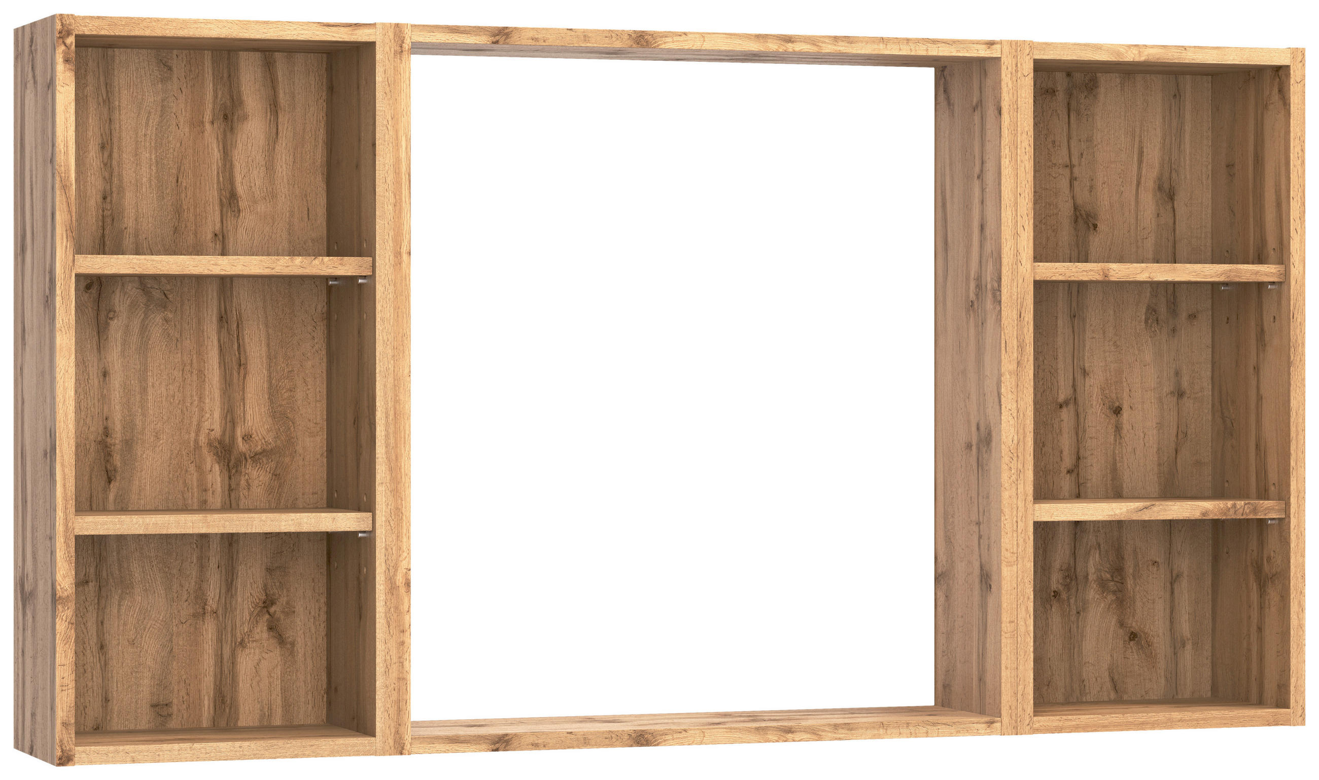 WANDSPIEGEL 120/64/18 cm  - Eiche Wotan, Modern, Glas/Holzwerkstoff (120/64/18cm) - Held