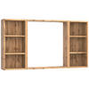 WANDSPIEGEL 120/64/18 cm  - Eiche Wotan, Modern, Glas/Holzwerkstoff (120/64/18cm) - Held